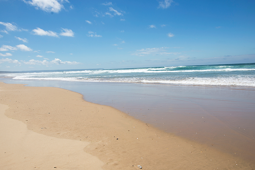 Empty beach
