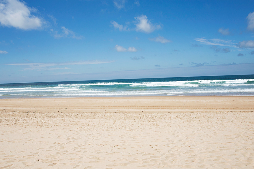 Blue ocean and sky