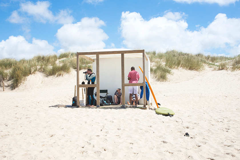 Shelter on beach