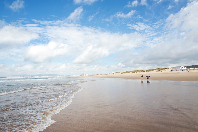 People on the beach