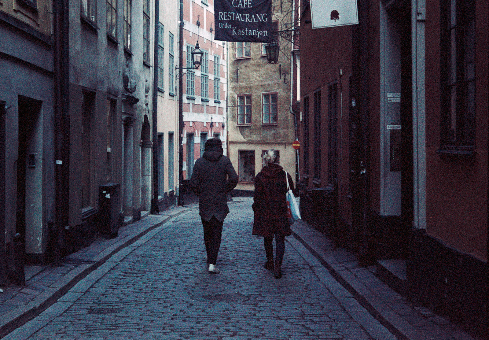 Cobbled street