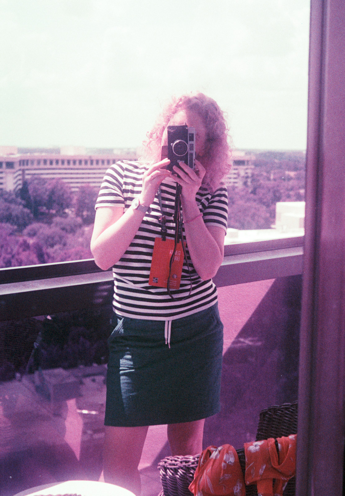Me holding a camera