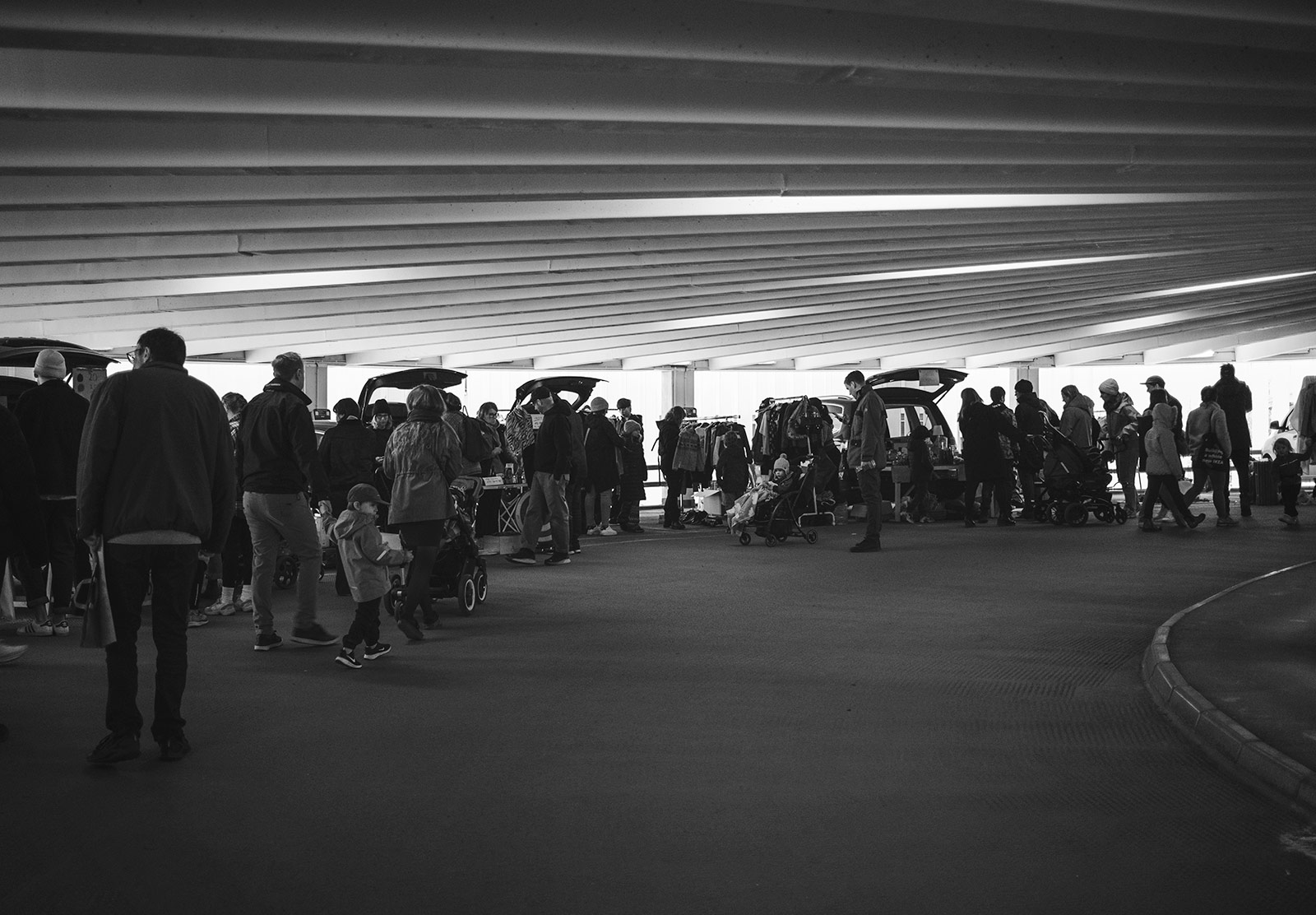Sellers in carpark