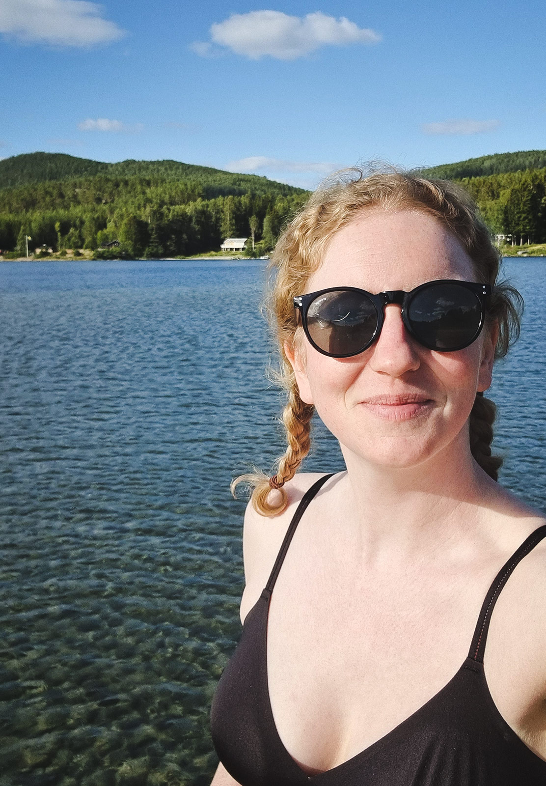 Woman in the sea