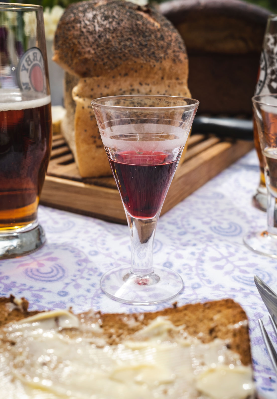 Glass of snaps