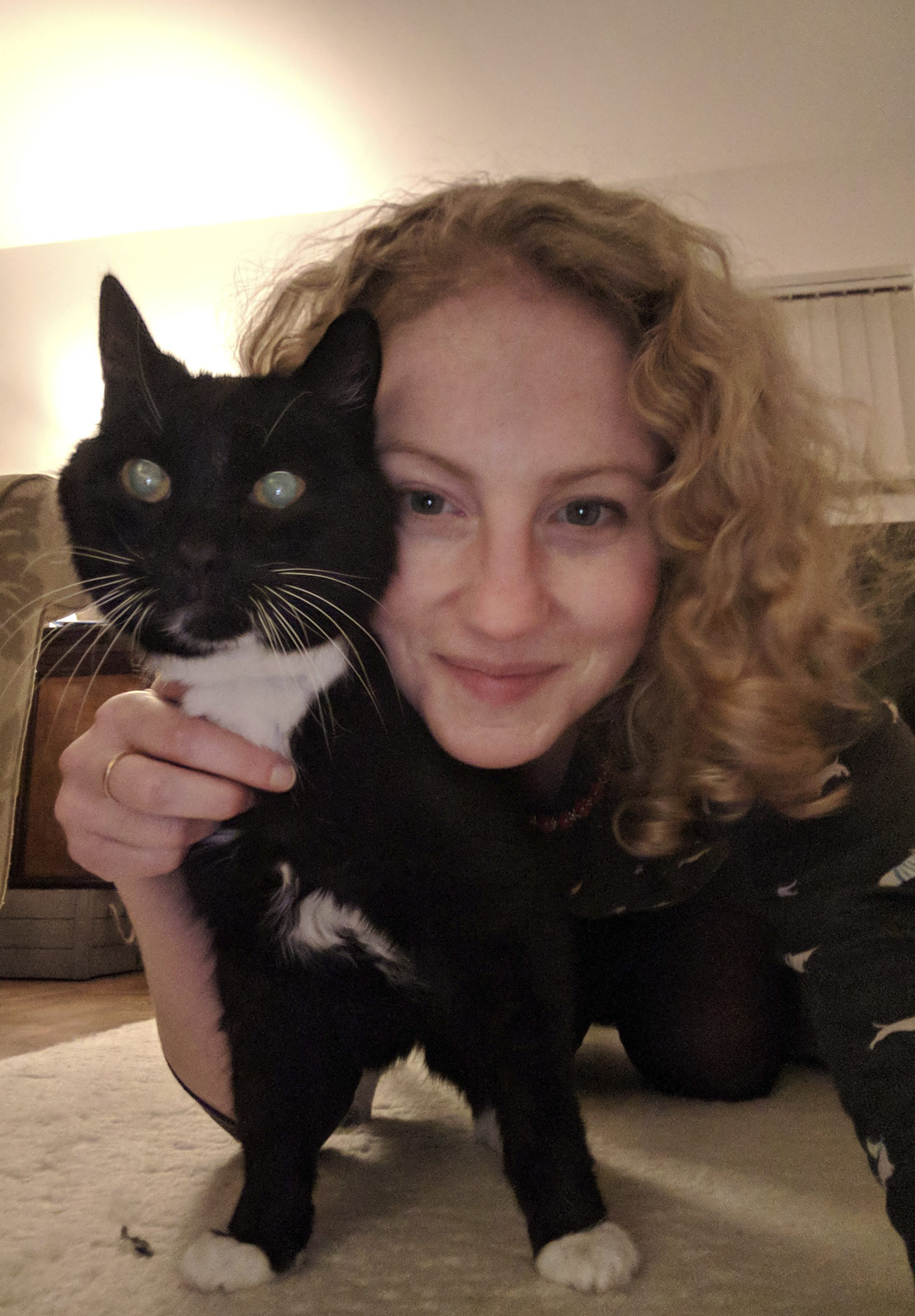 Selfie with the cat