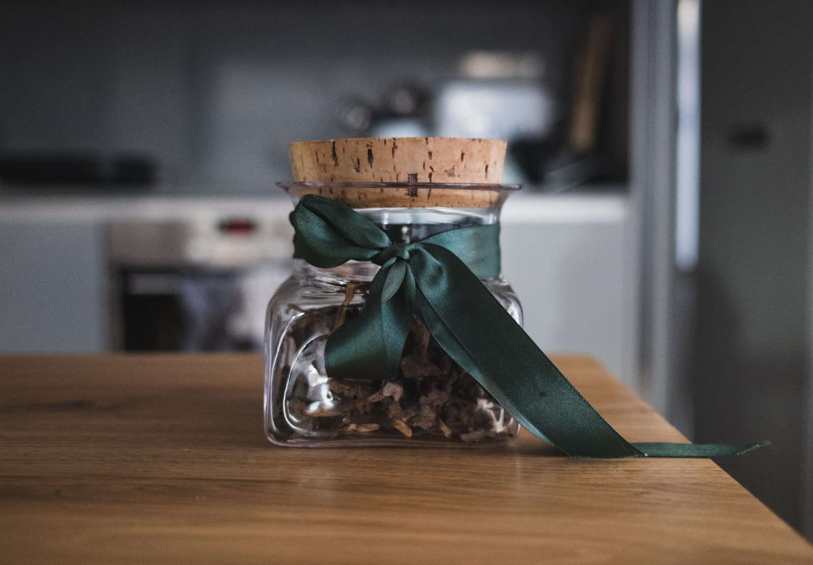 Jar of mushrooms
