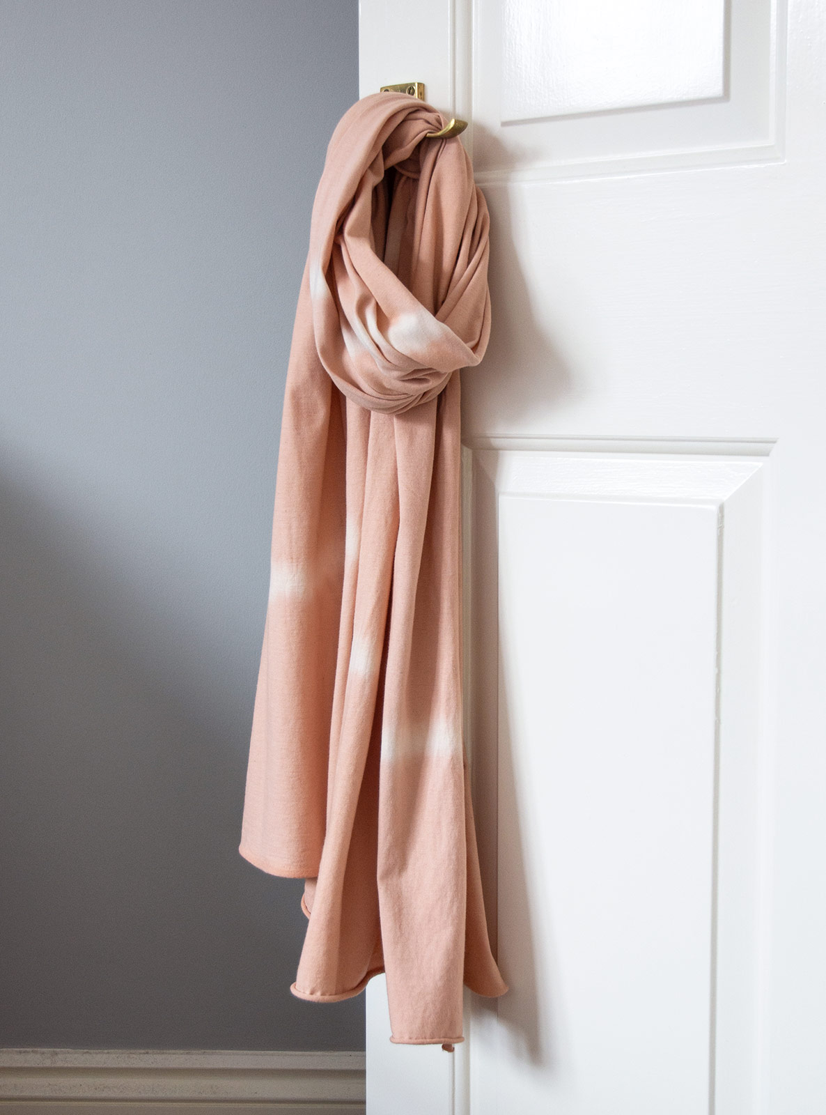 Scarf on door handle