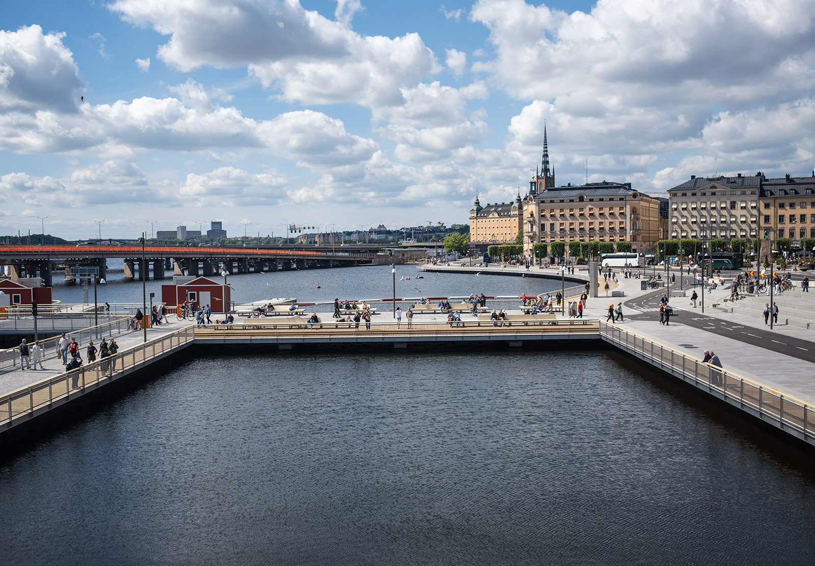 Walkway over the water