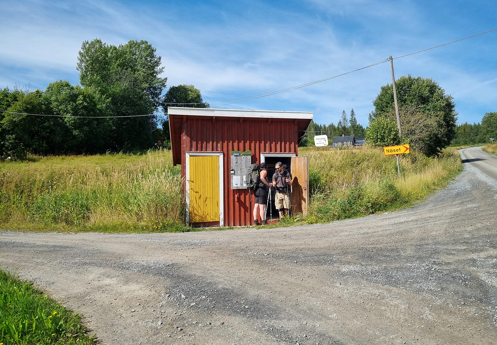 Tiny building on roadside