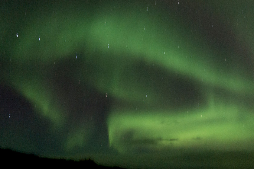 Swirling Northern Lights