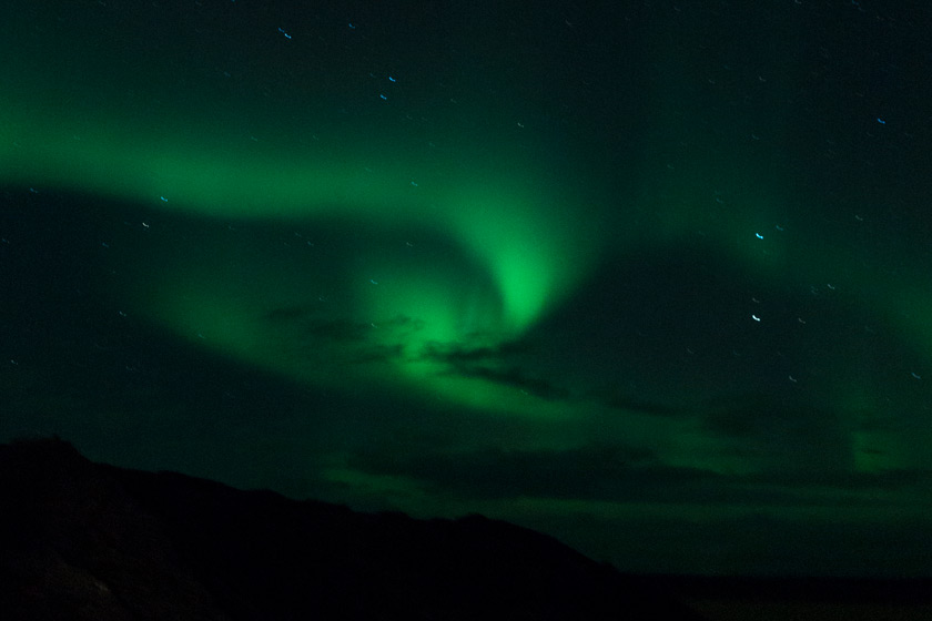 Swirling Aurora Borealis