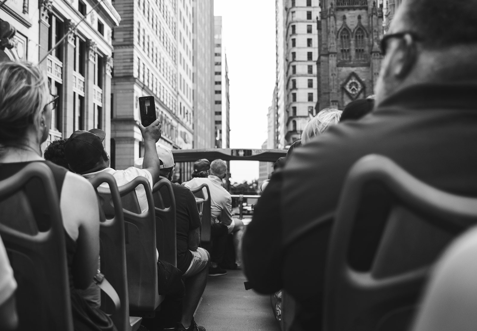 People sitting on bus