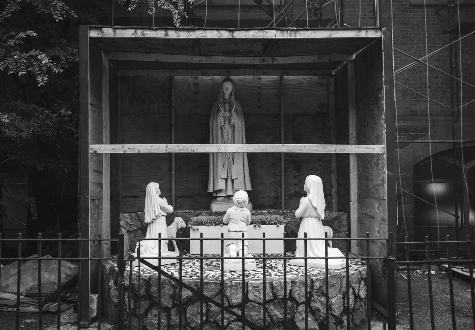 Religious stone figures