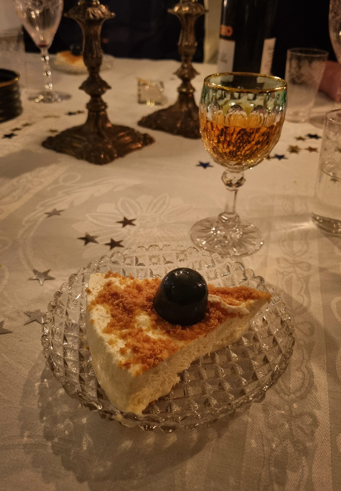 Cake on a plate