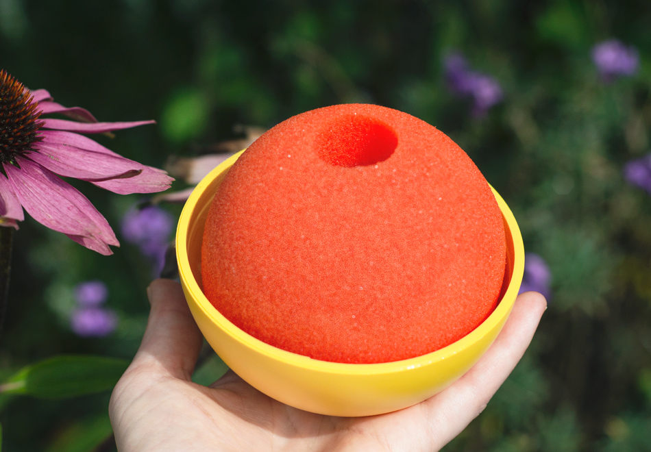 Sugar water soaked foam