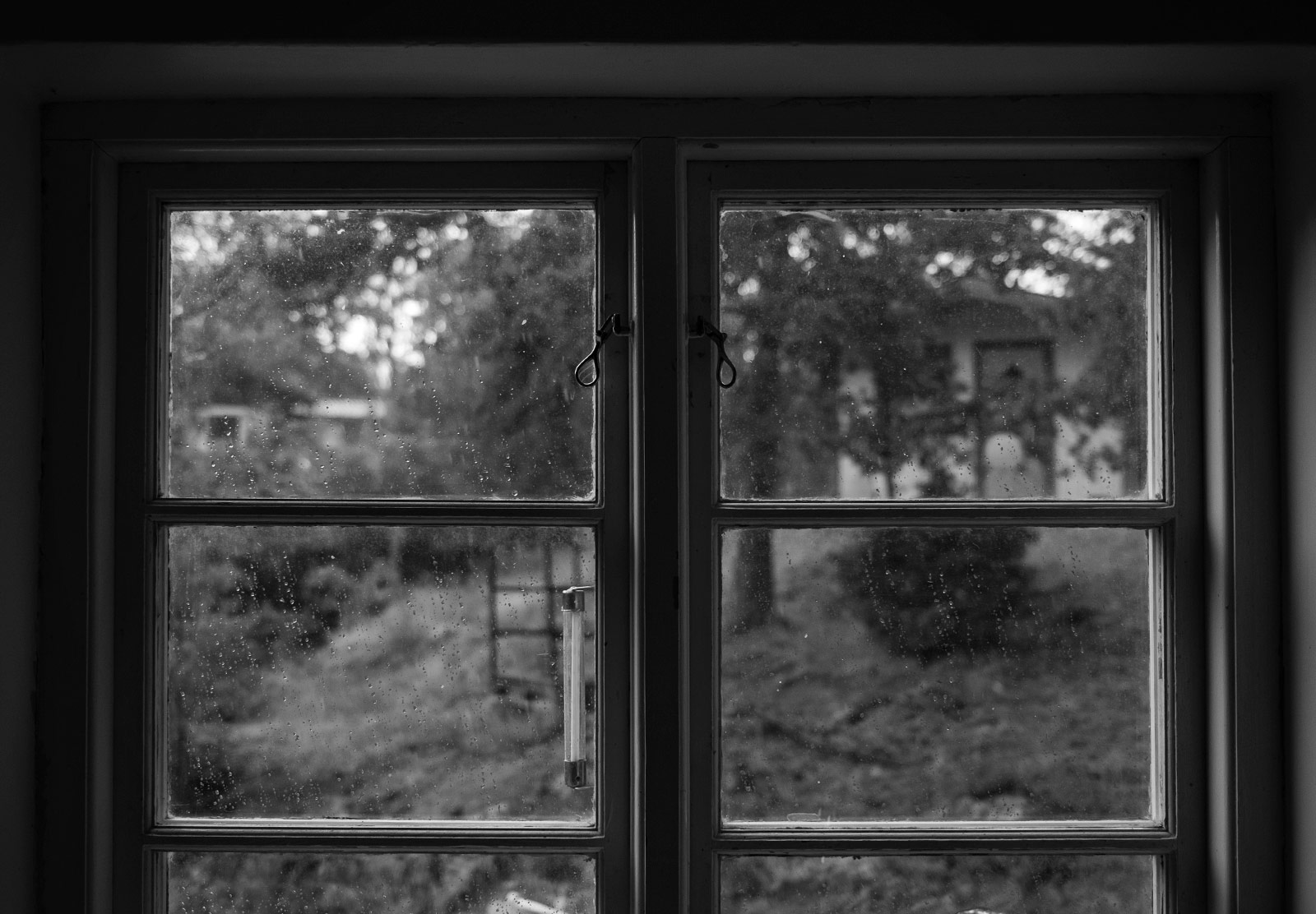 Wooden window frame
