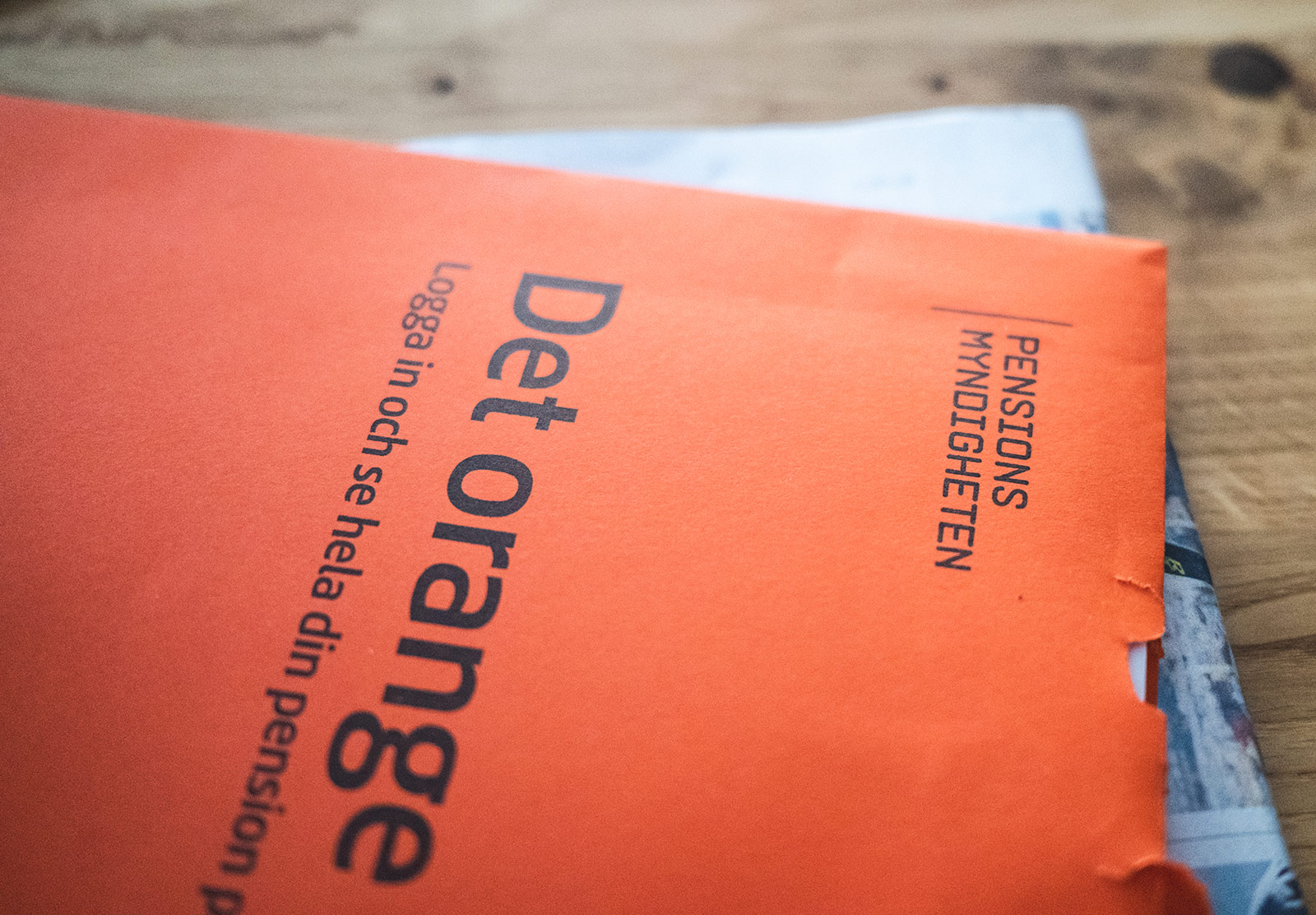 Orange envelope