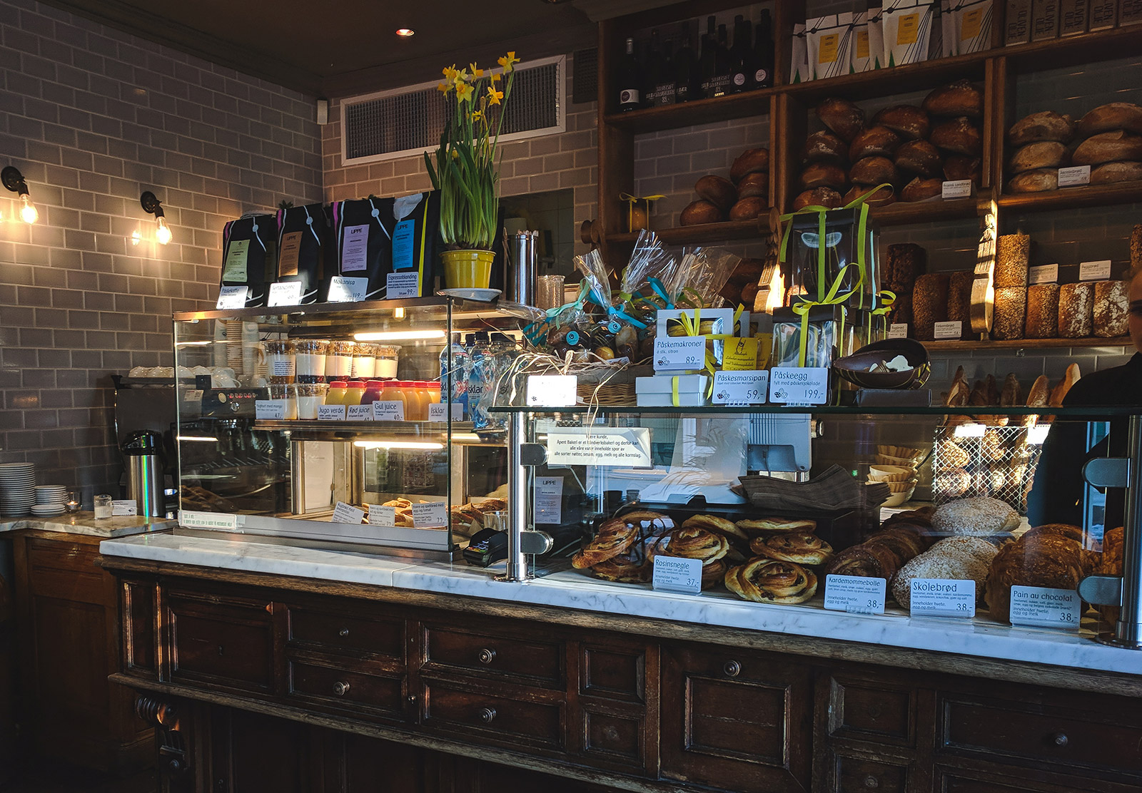 Buns in bakery