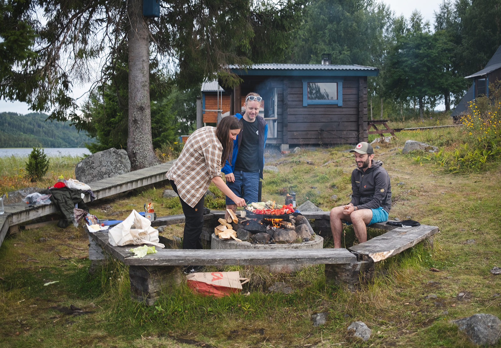 Cooking on a BBQ