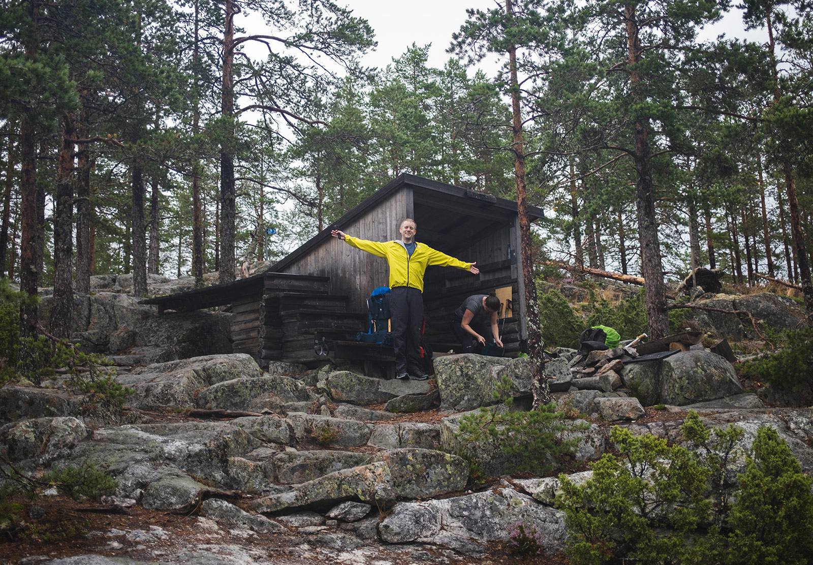Wooden shelter
