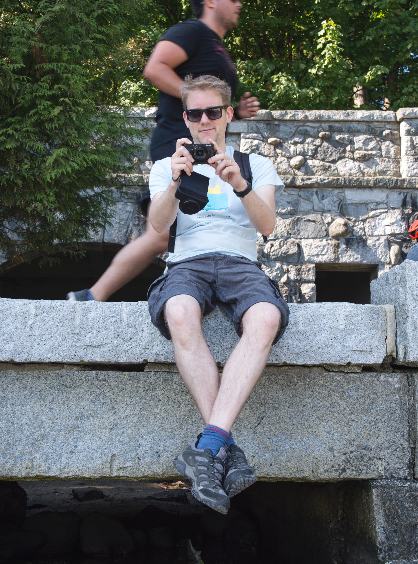 Man taking photos