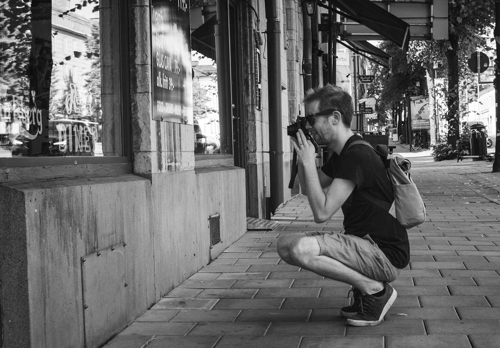 Man taking photo