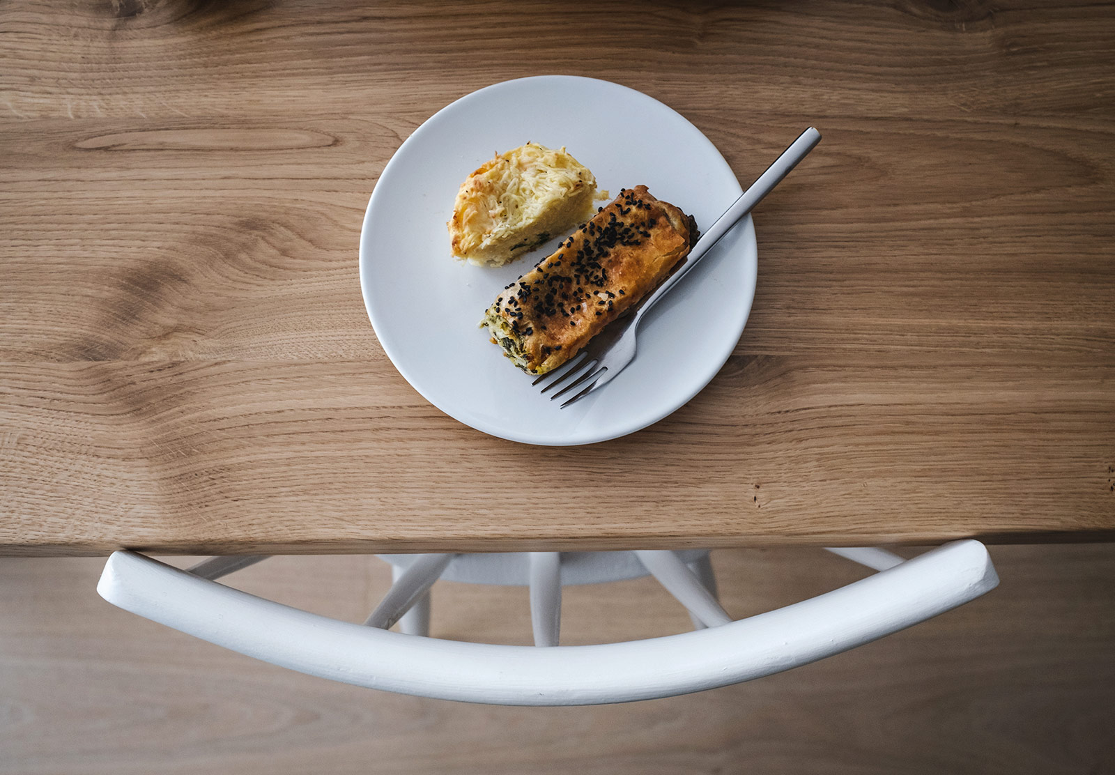 Small plate on table