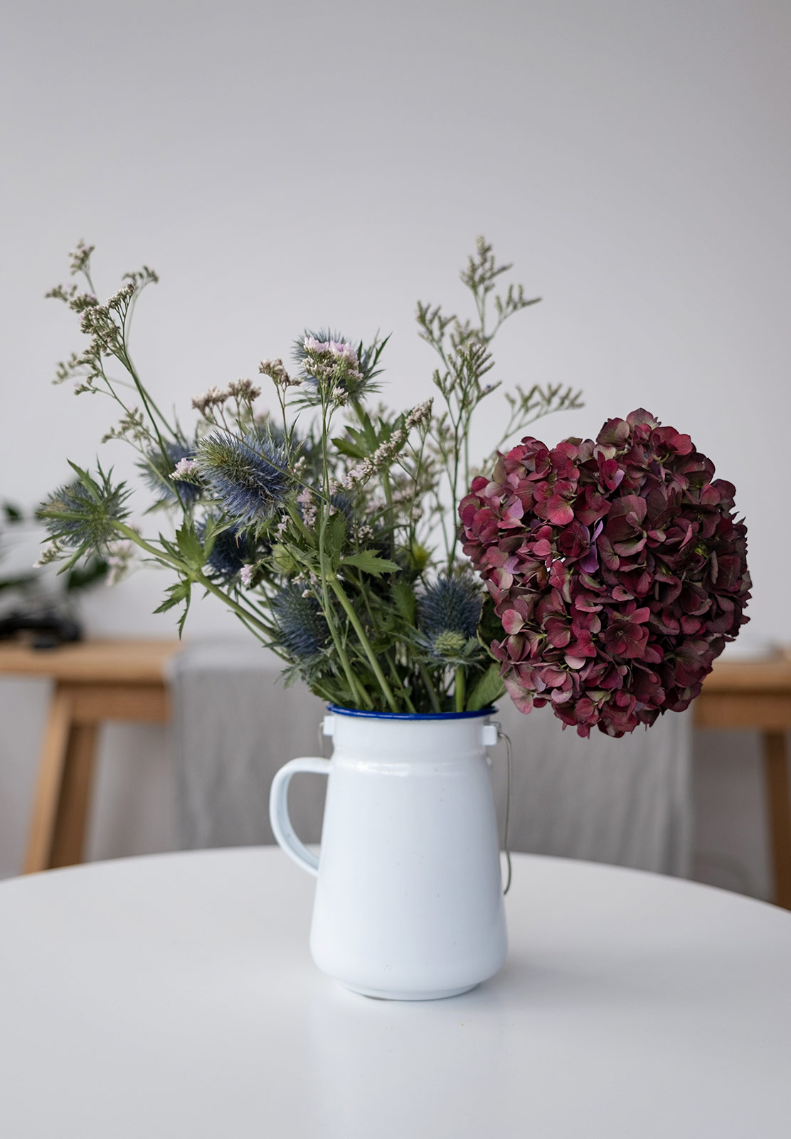 Hydrangea in vase