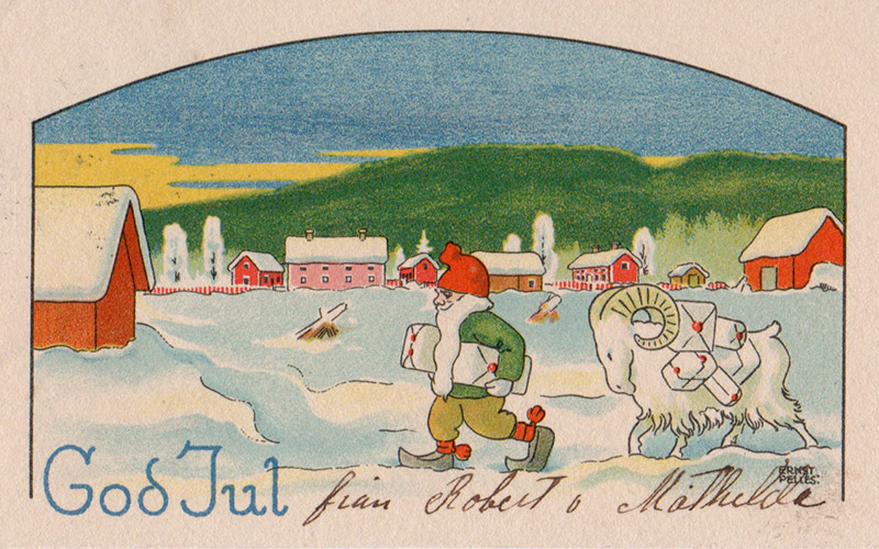 Tomte and goat
