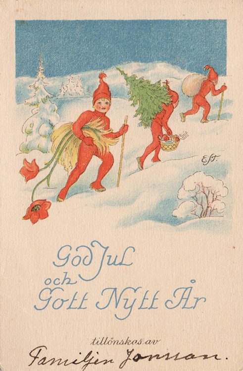 Elves in the snow
