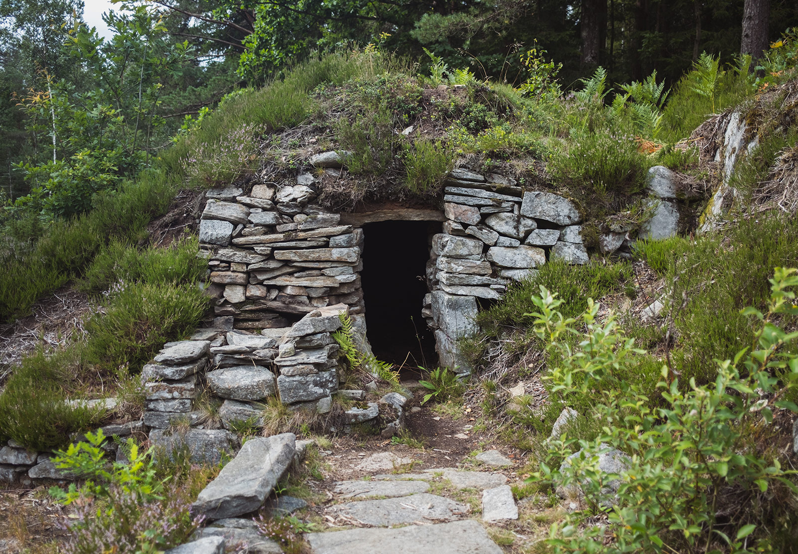 Small house made of stone