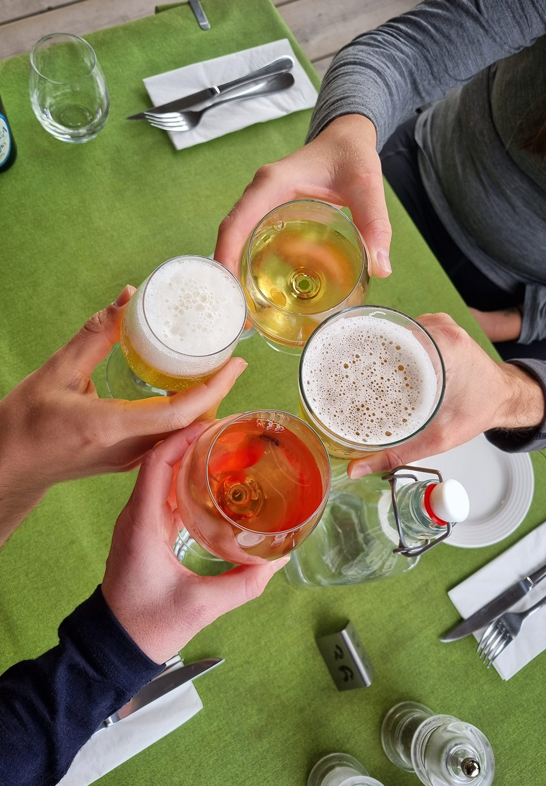 Four drinks