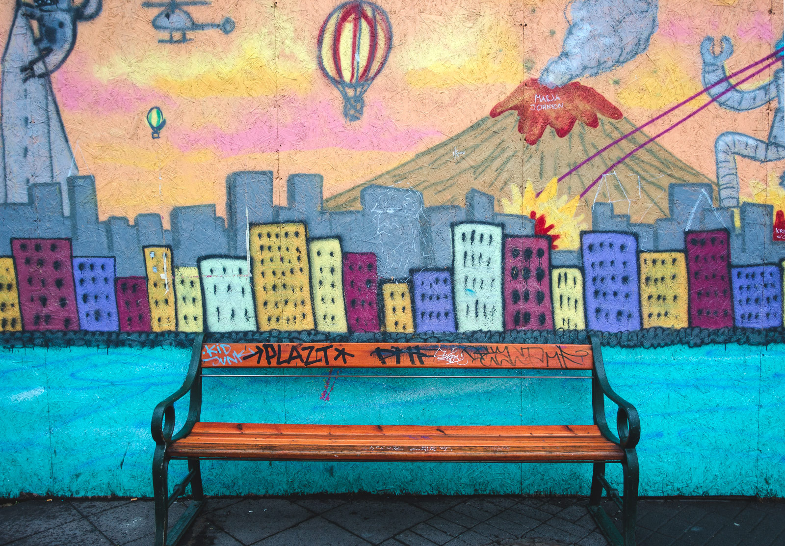 Colourful street art