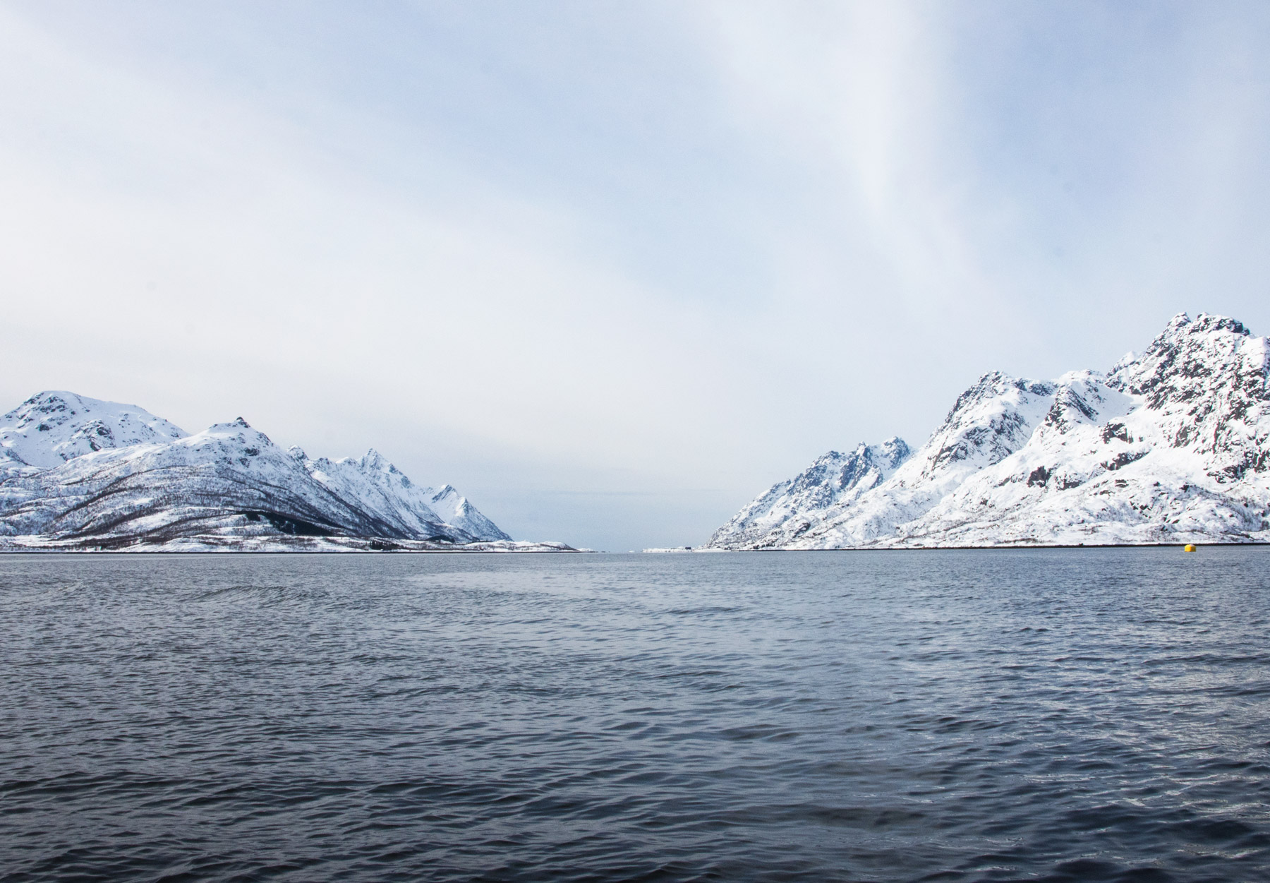 Snow covered mountains