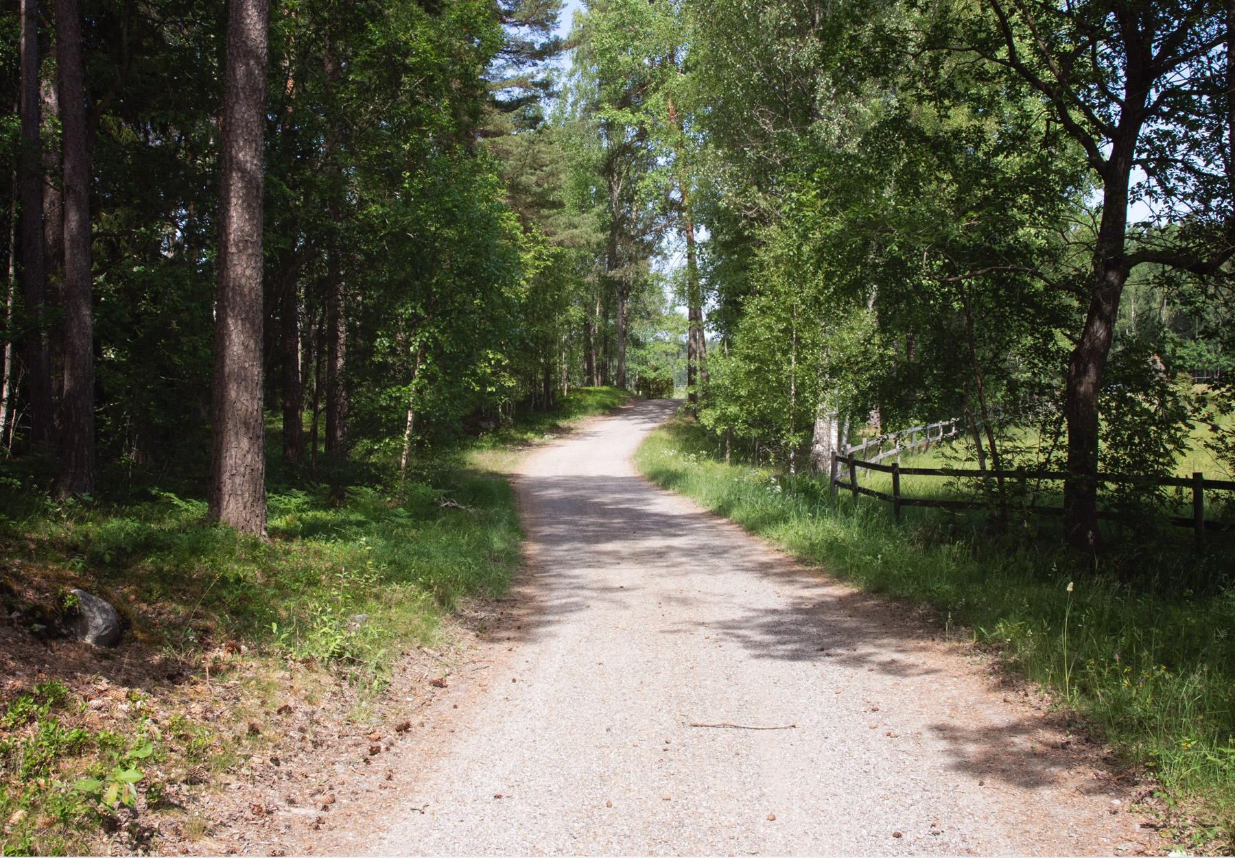 Windy country road