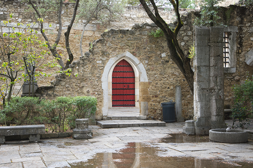 Stone courtyard