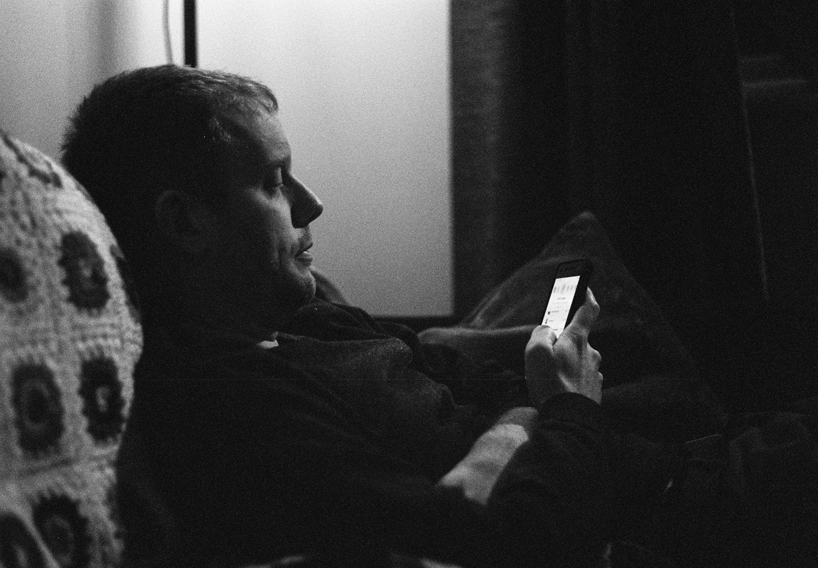 Man on phone