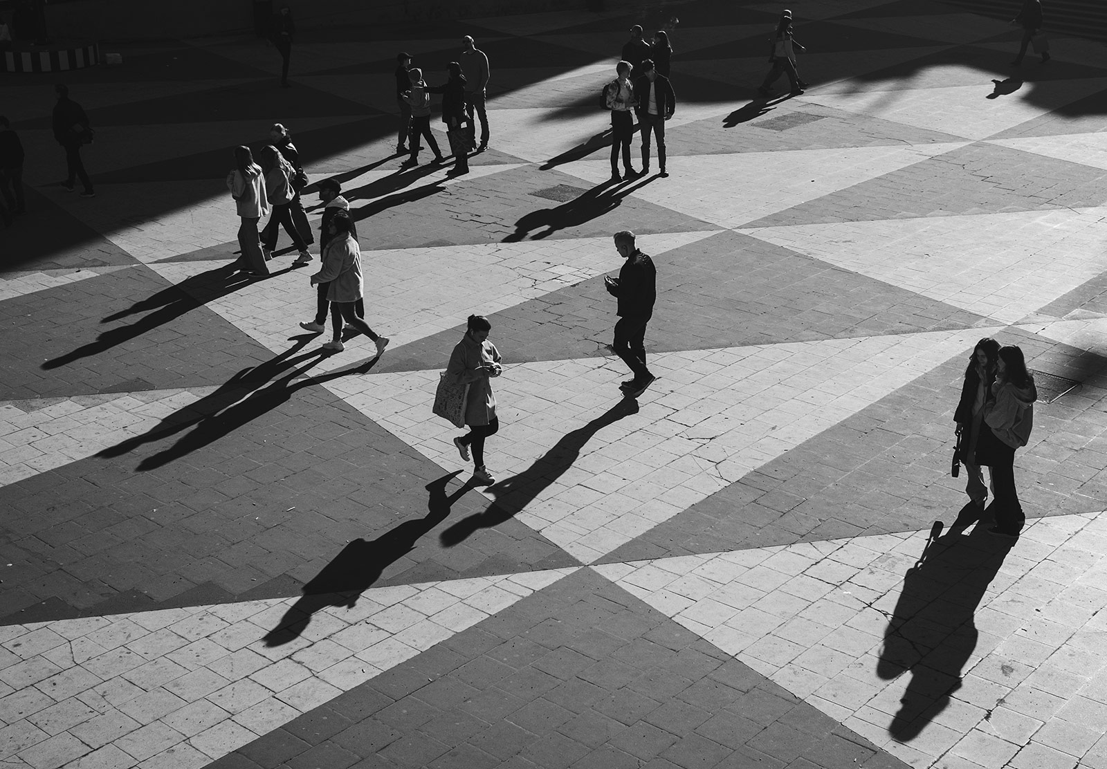 People and silhouettes