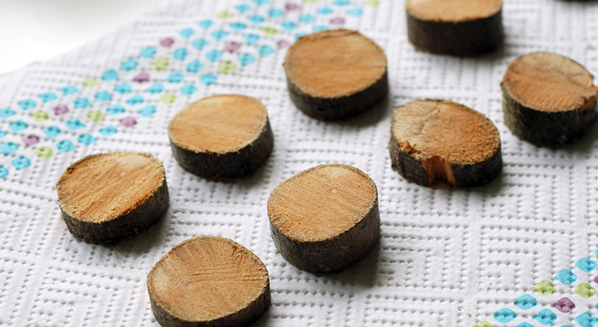 Wet wood discs