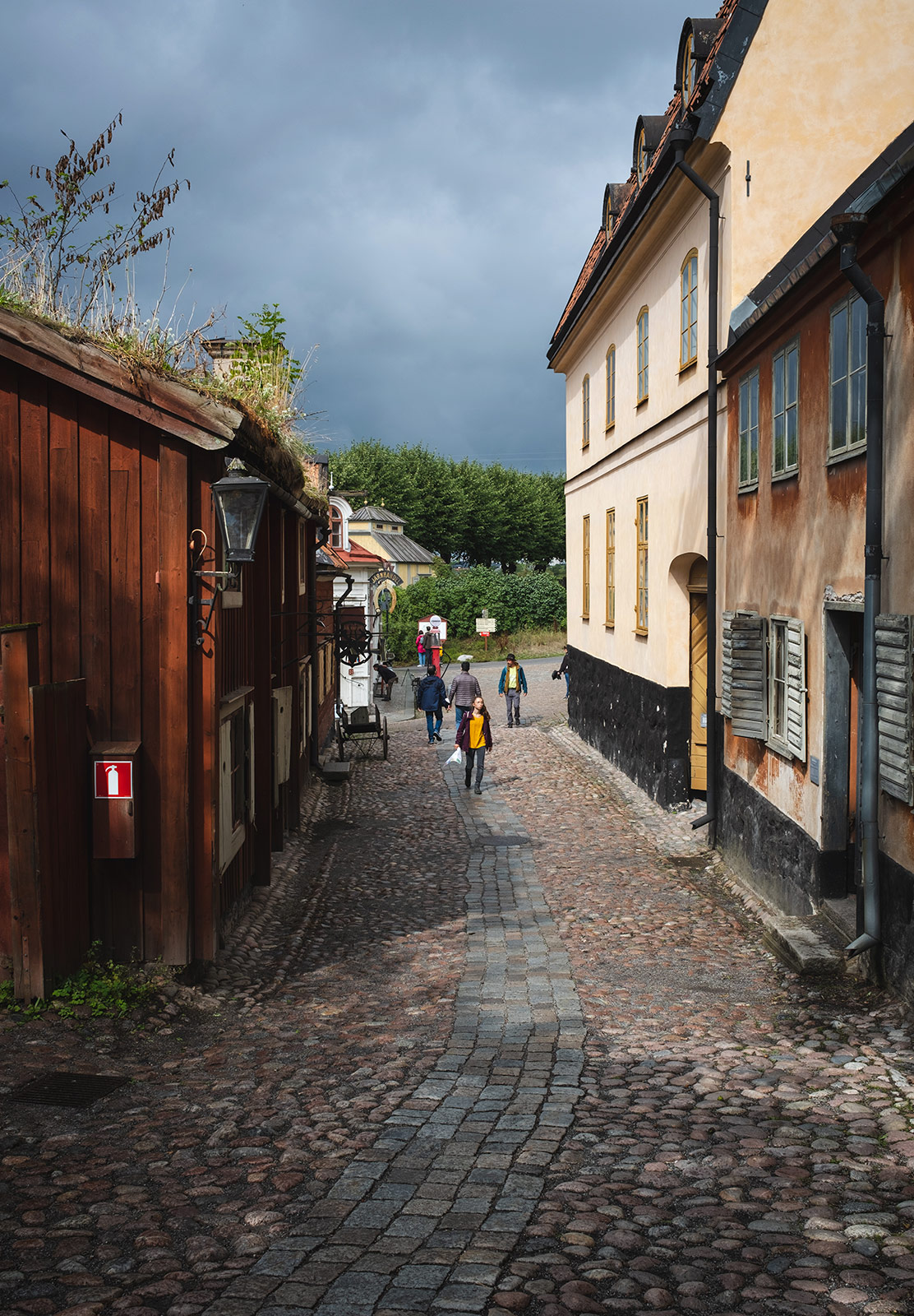 Old cobbled street