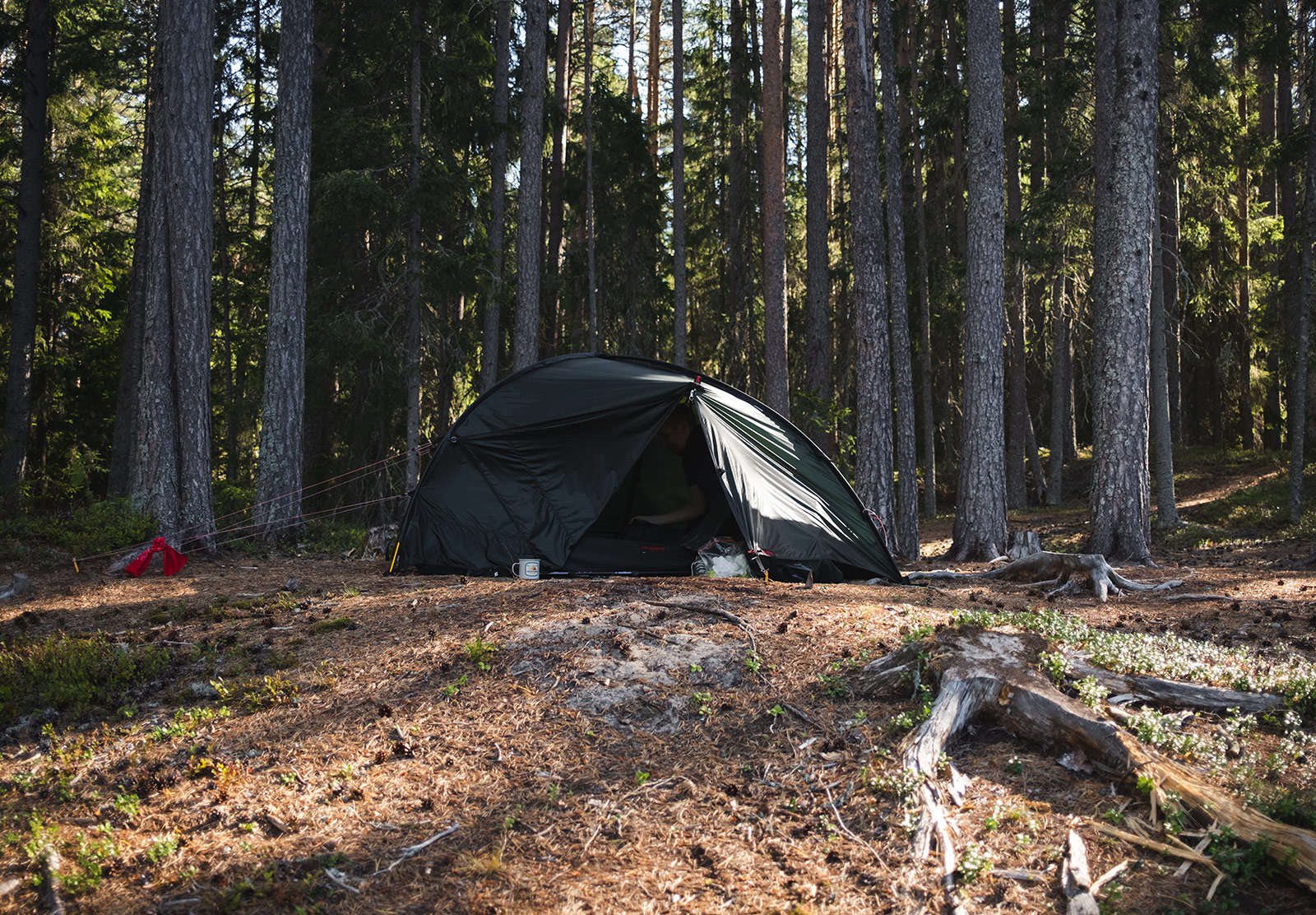 Open tent