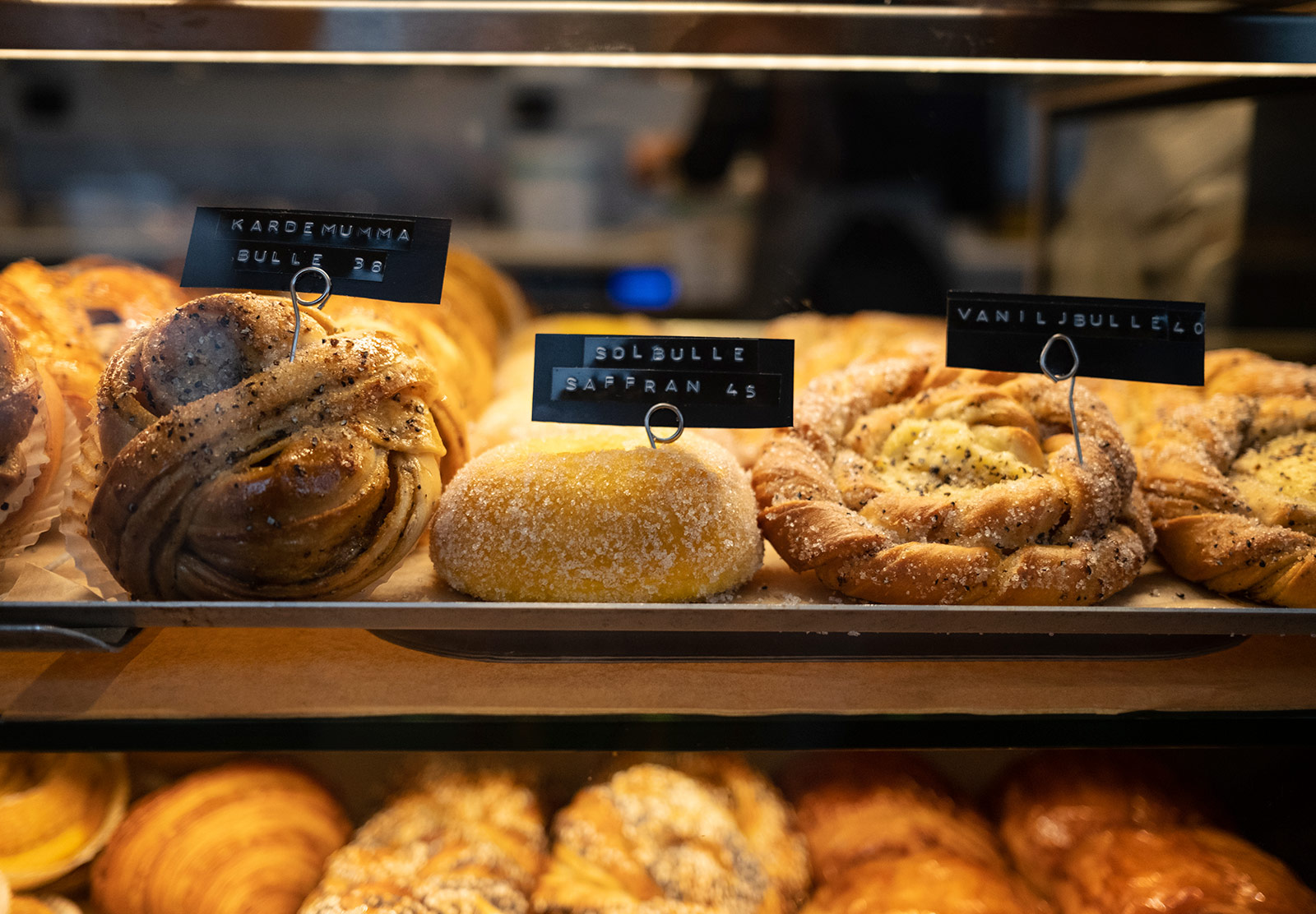 Buns in a bakery