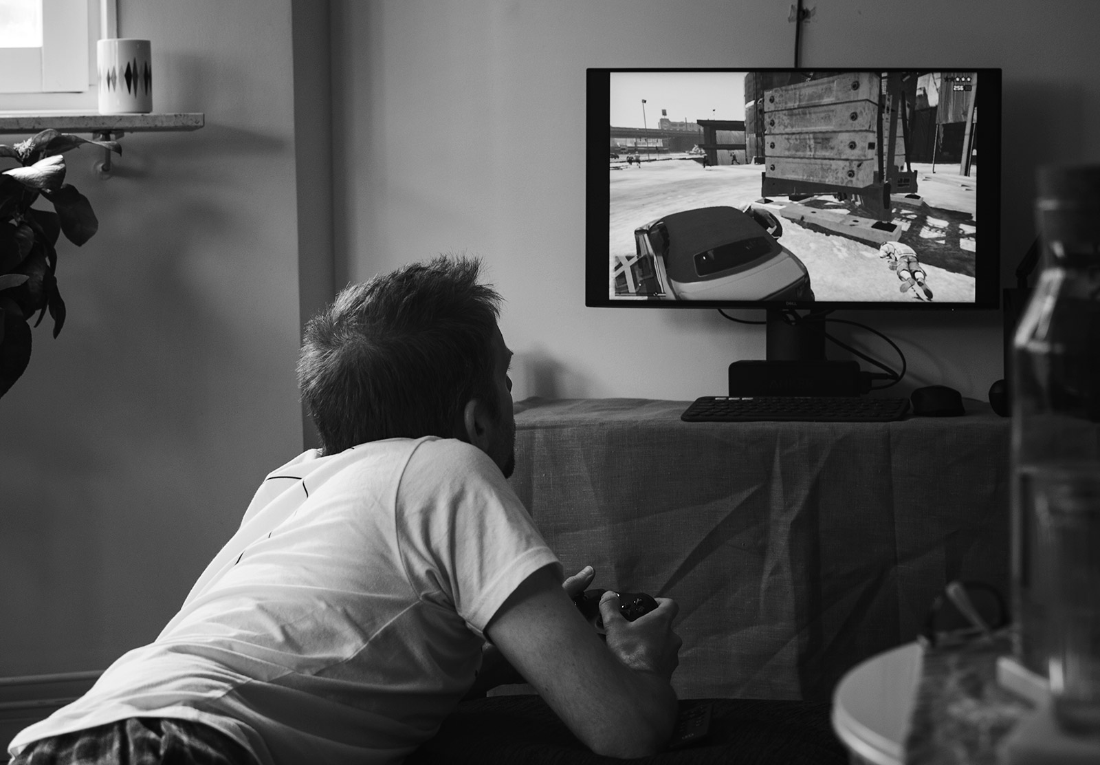 Man gaming