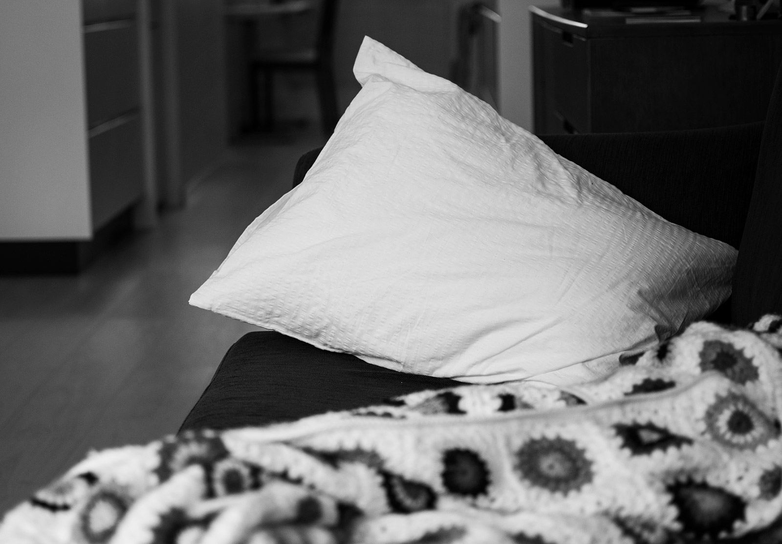 Pillow on sofa