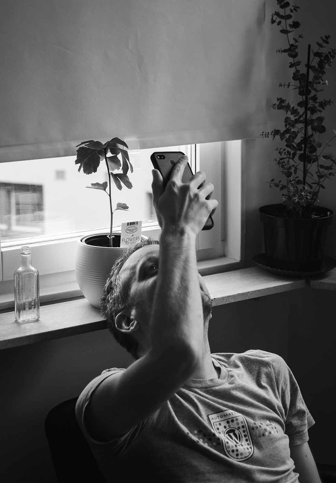 Man on phone