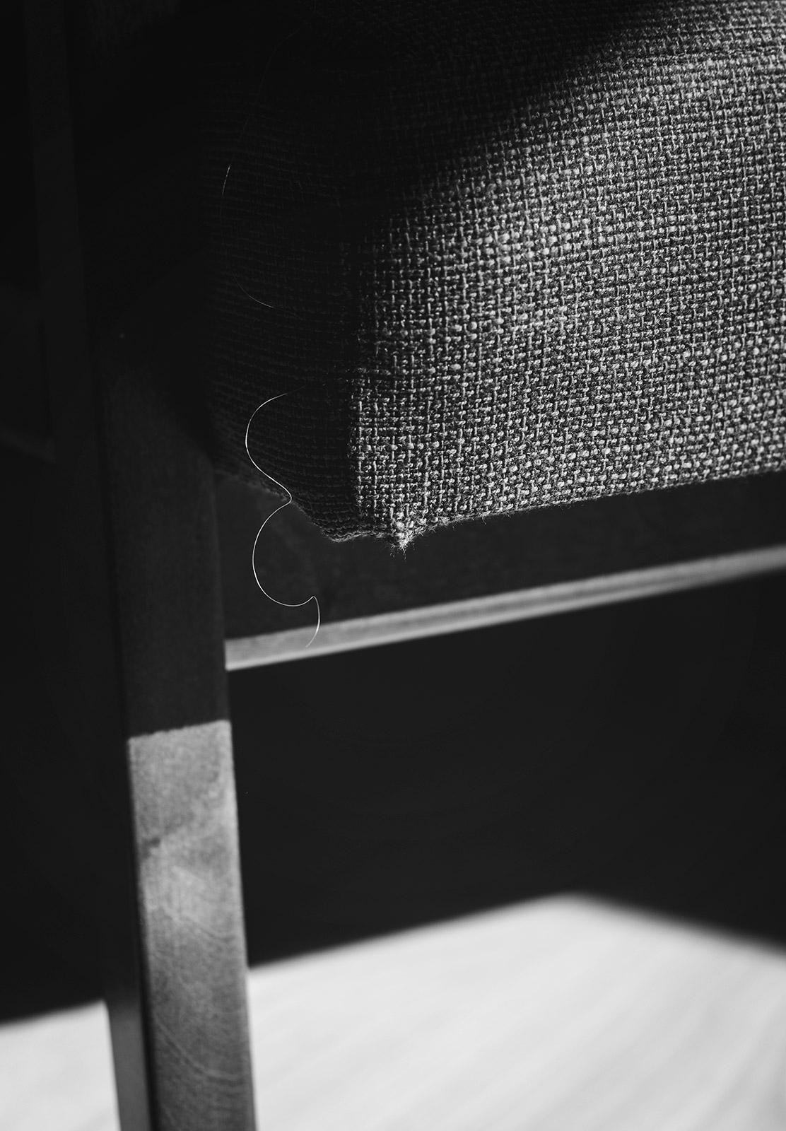 Hair on seat