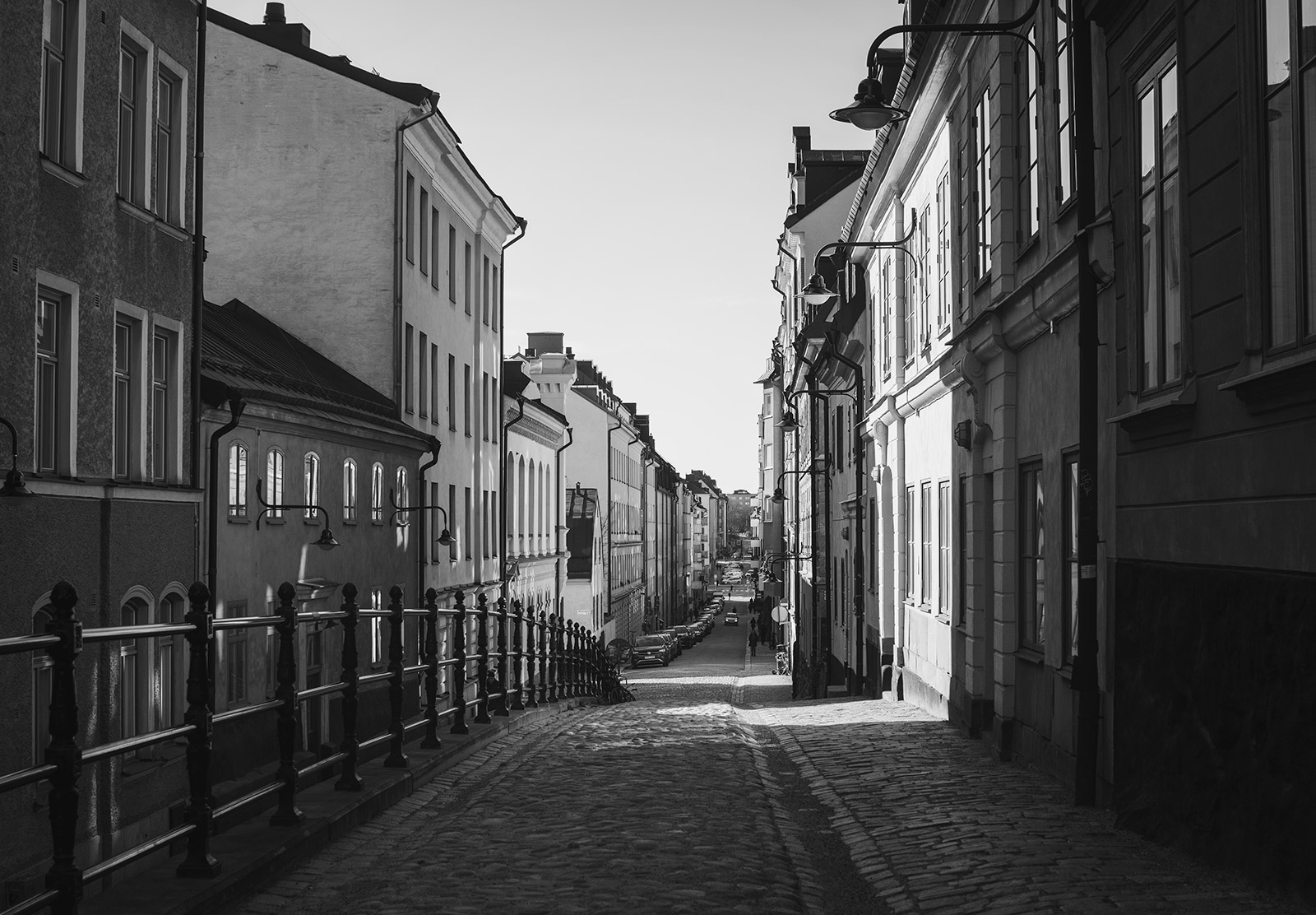 Cobbled street