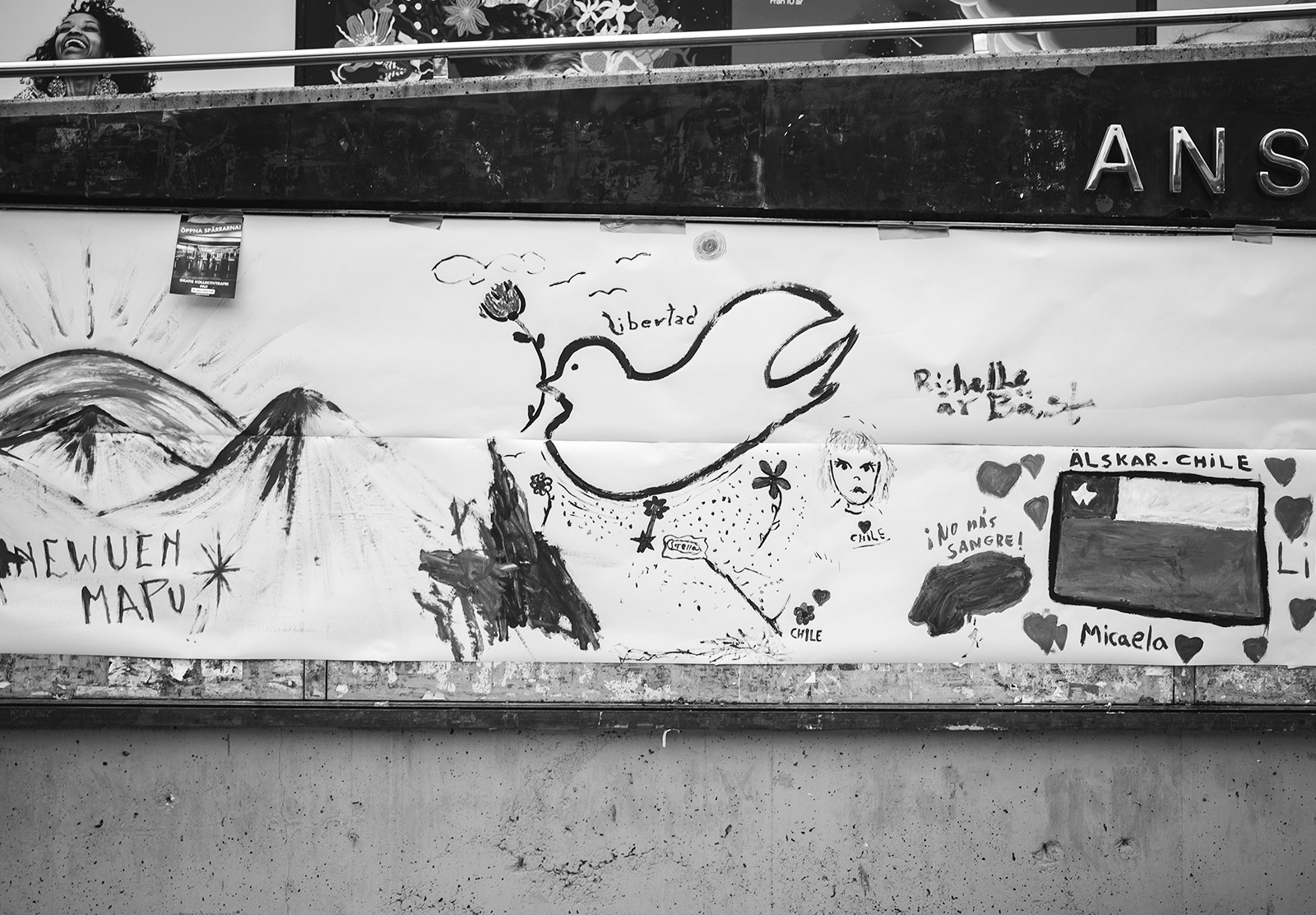 Drawings on a wall
