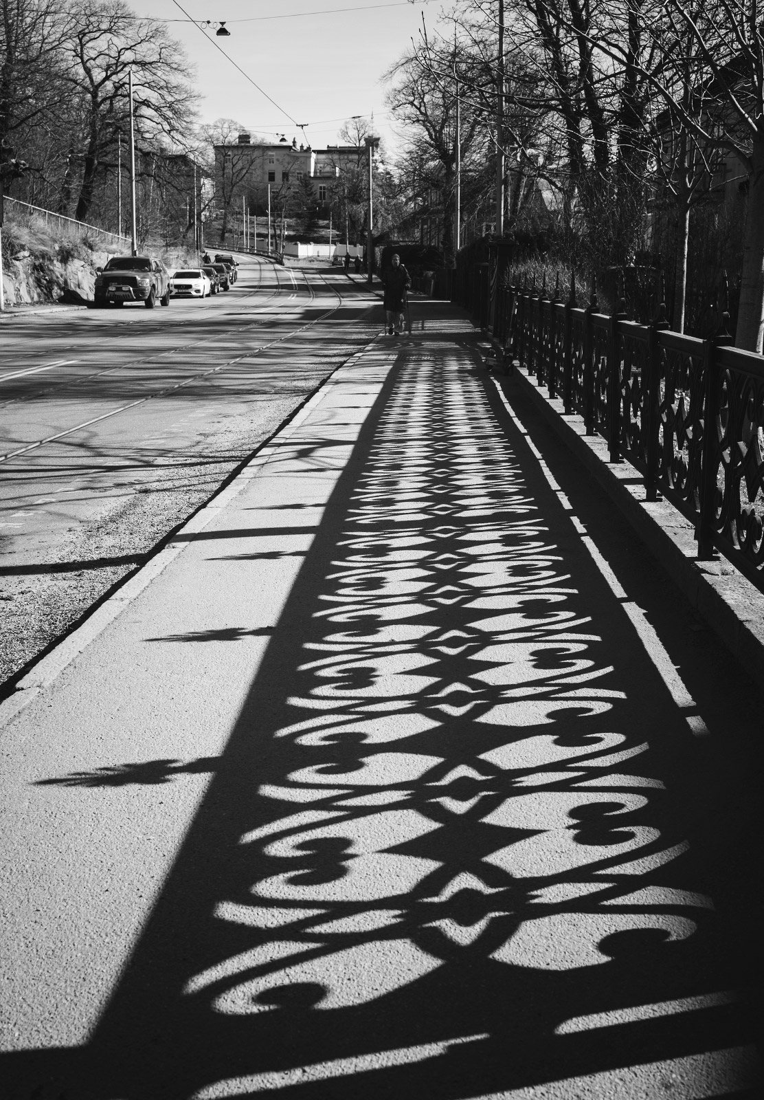 Fence silhouette